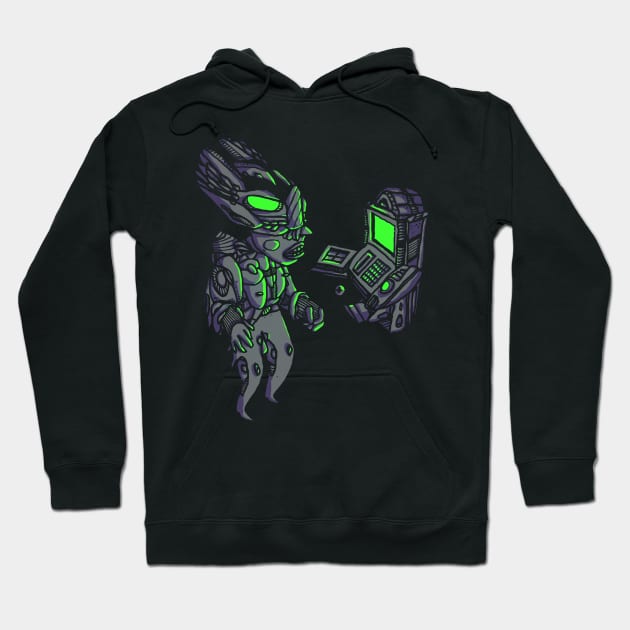 Monitör monitor screen surveilance Hoodie by NEOPREN